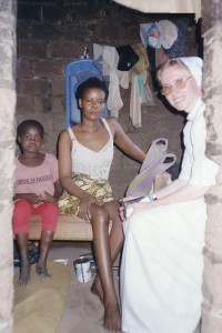Visite des handicapés - Centre de Tigaza au CAMEROUN